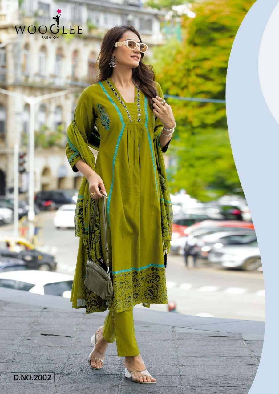 Tanya By Woogle 2001 To 2004 Series Beautiful Festive Suits Colorful Stylish Fancy Cotton Flex dresses At Wholesale Price